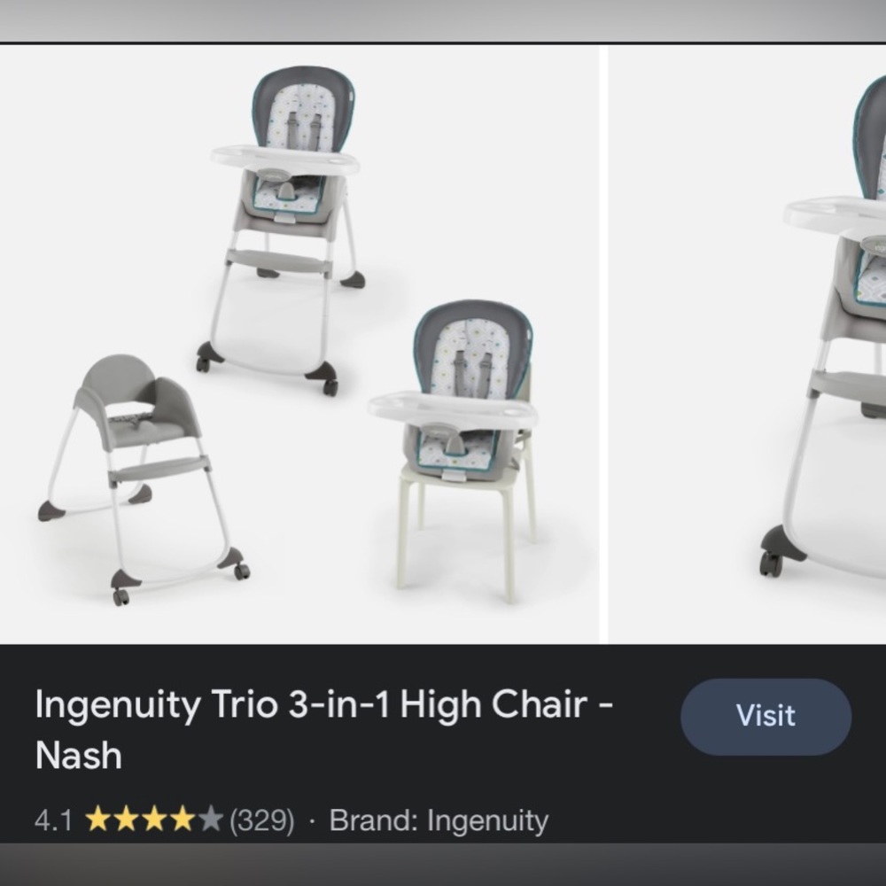 Brand new 3-in-1 high chair